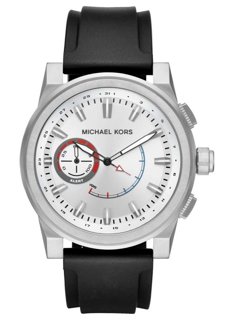 Michael kors black hybrid access grayson watch best sale