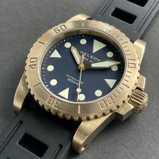 Recently Released Helson Shark Diver 38 Brass Wristwatch Review